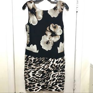 ✨NEW YORK AND COMPANY Cocktail Leopard Print Dress